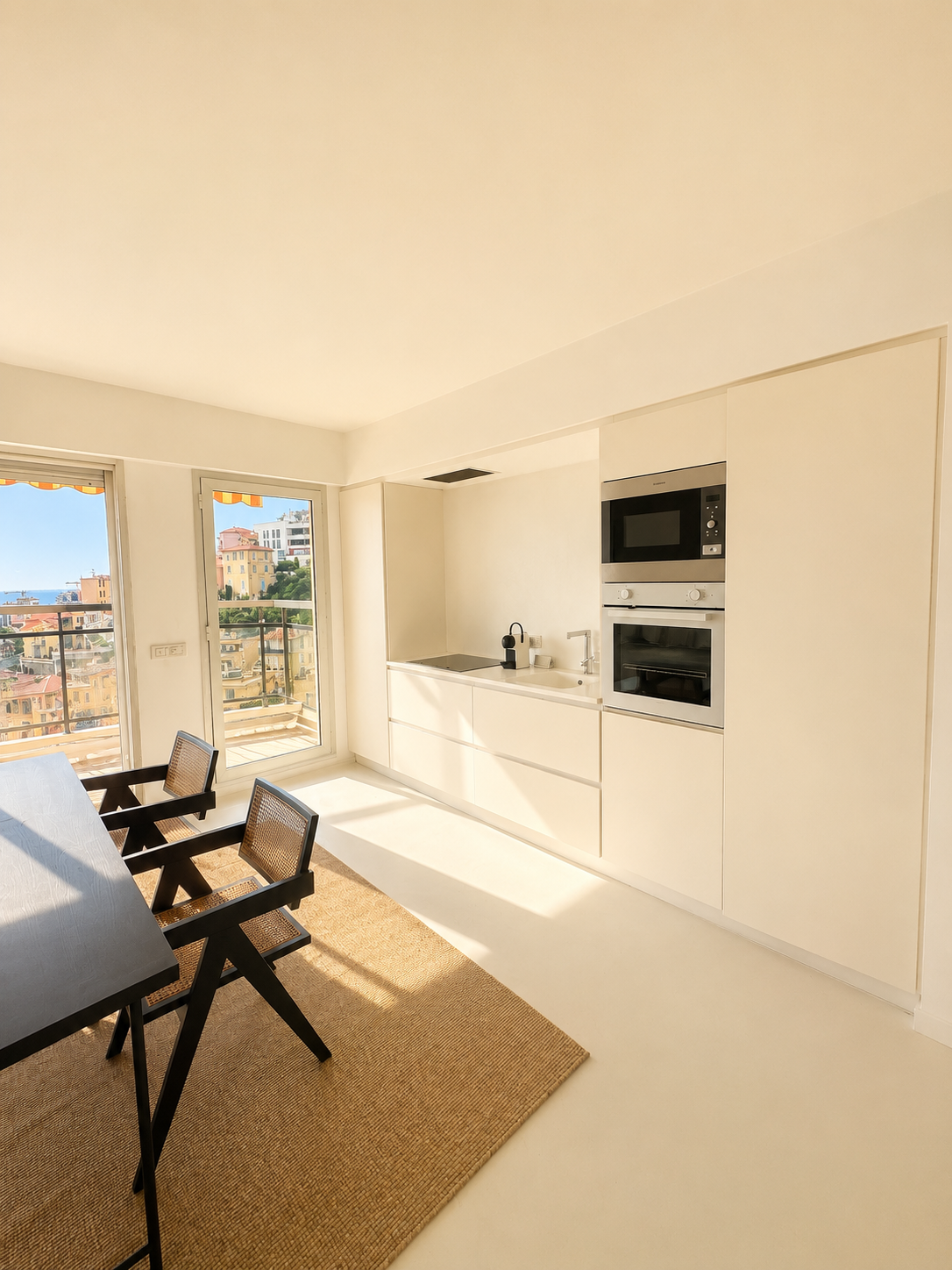 Open fully equipped kitchen